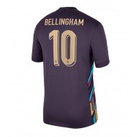 Camisa de time de futebol Inglaterra Jude Bellingham #10 Replicas 2º Equipamento Feminina Europeu 2024 Manga Curta
